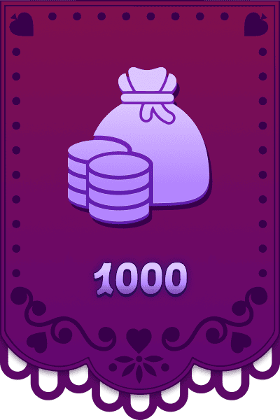 Accumulate 1000 coins