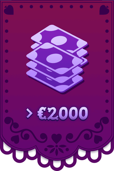 Make deposits over €2,000